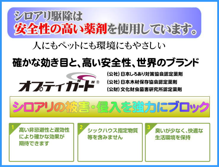 ５．例えば：シロアリ駆除について